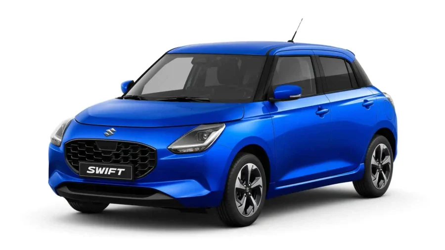 Renting Coches Suzuki Swift1.2 S2 MHEV Azul Frontier, Rojo Burning