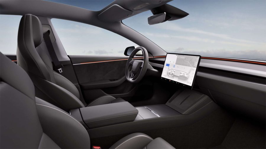 Renting Coches Tesla Model 3RWD Blanco multicapa