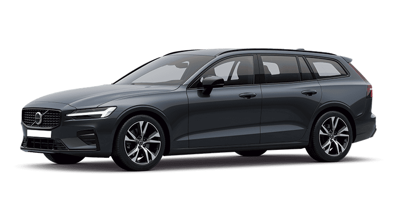 Renting Coches Volvo V60-2.0 B4 G MHEV Plus Dark Auto Denim Blue