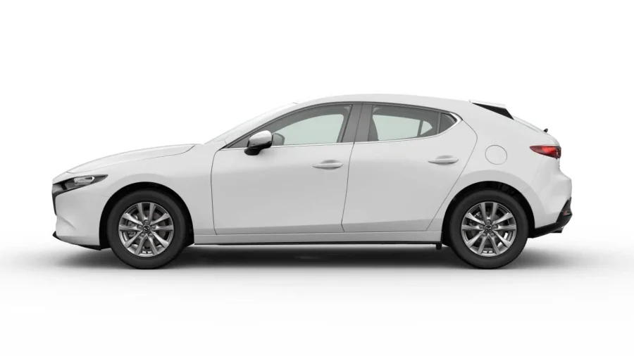 Renting Coches Mazda 3e-SKYACTIV Automático Prime-Line Arctic White