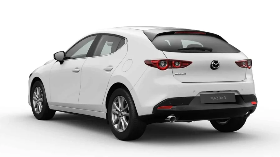 Renting Coches Mazda 3e-SKYACTIV Automático Prime-Line Arctic White