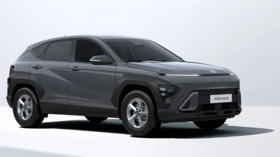 Renting Coches Hyundai KonaHEV 1.6 GDi DT Maxx Ecotronic Gray, Atlas White