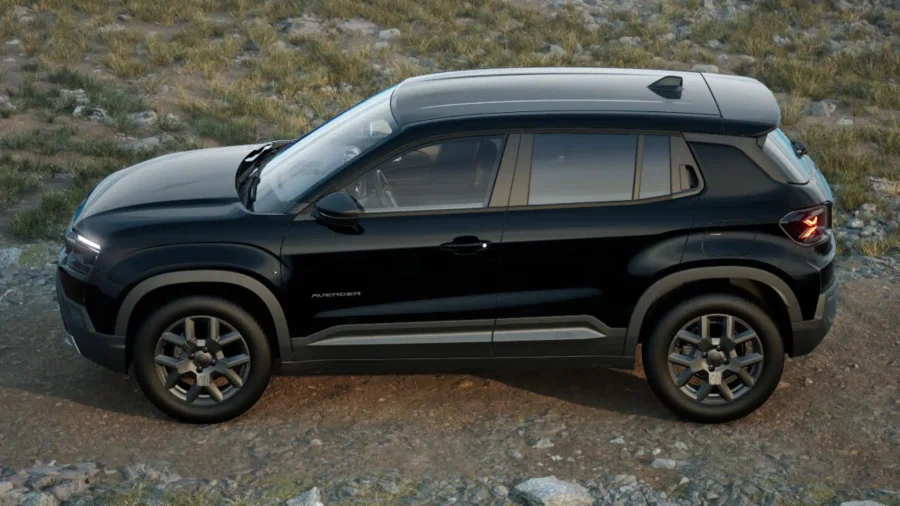 Renting Coches Jeep Avenger1.2 Ehybrid Altitude Negro Volcano, Gris Storm