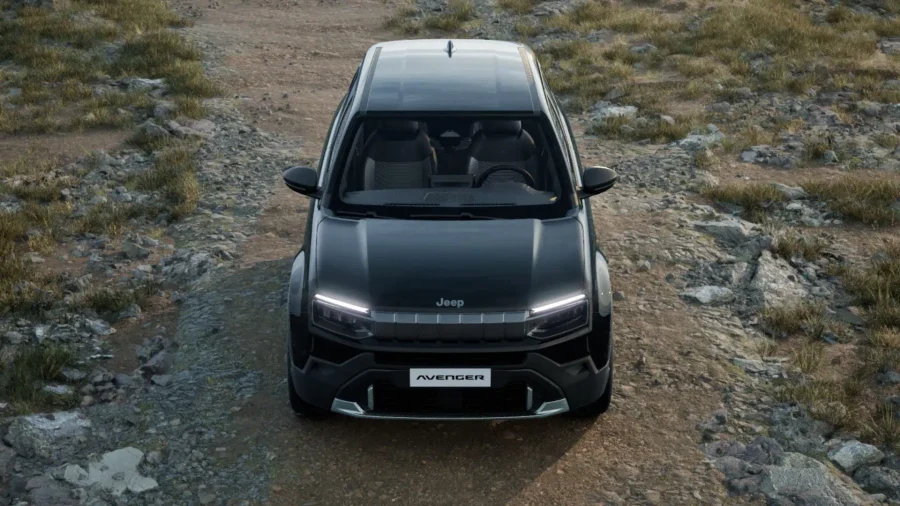 Renting Coches Jeep Avenger1.2 Ehybrid Altitude Negro Volcano, Gris Storm