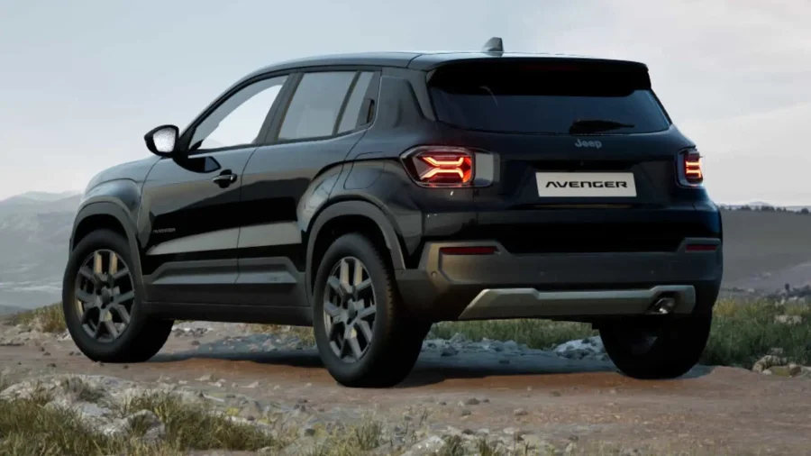 Renting Coches Jeep Avenger1.2 Ehybrid Altitude Negro Volcano, Gris Storm