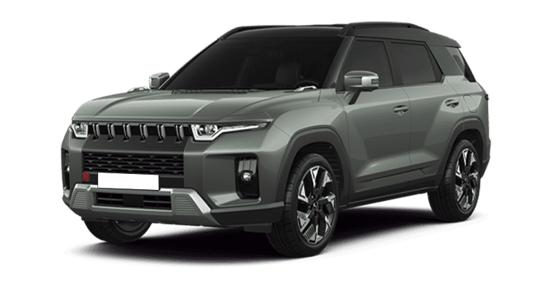 Renting Coches KGM TorresG15 HEV Life Aut. Forest Green, Grand White, Iron Metal