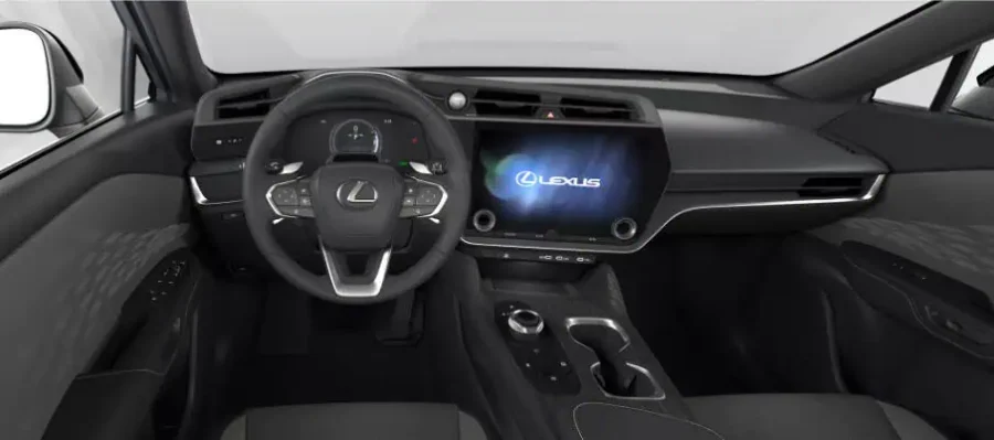 Renting Coches Lexus RZ350e e-Premium Efficiency Iridio Sonic, Gris Berlin, Blanco Perla