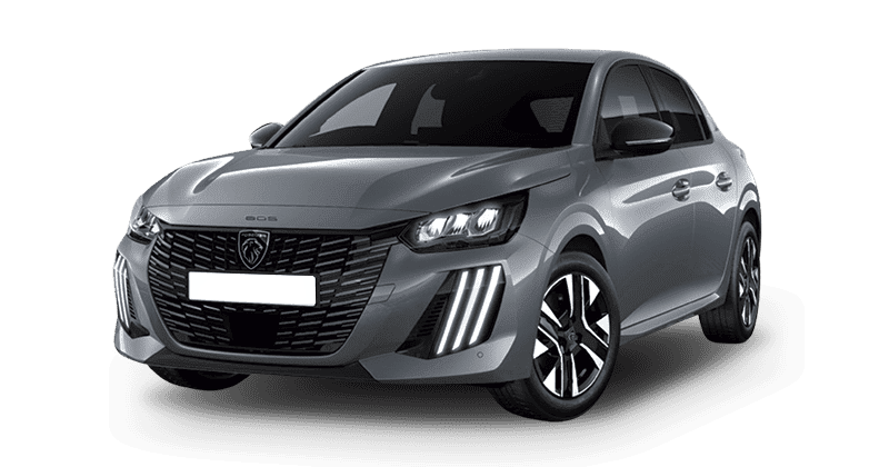 Renting Coches Peugeot 208-Allure Gasolina 100 S&S 6 Vel. Man Gris Selenium