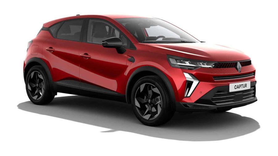 Renting Coches Renault CapturE-Tech Full Hybrid Techno Rojo Deseo