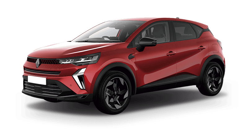 Renting Coches Renault CapturE-Tech Full Hybrid Techno Rojo Deseo