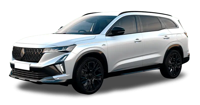 Renting Coches Renault EspaceE-Tech Full Hybrid Esp. Alpine Blanco Nacarado, Gris Baltico
