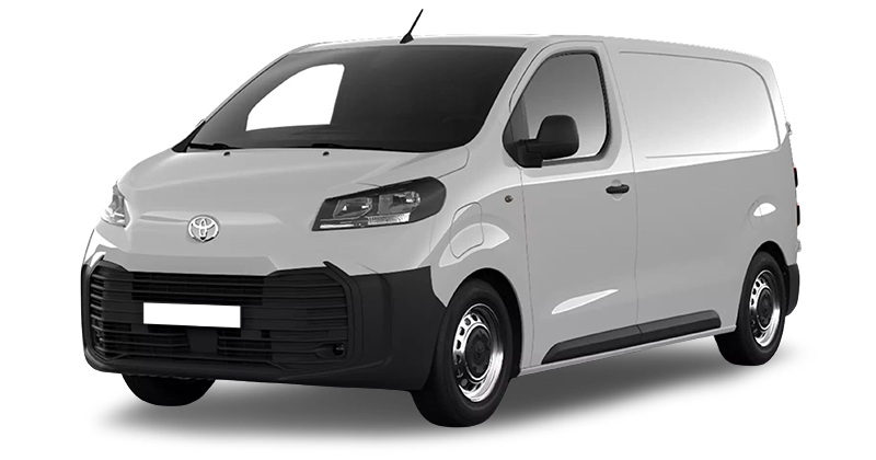Renting Coches Toyota Proace-VAN EV L1 GX PLUS 75 kWh Blanco Polar