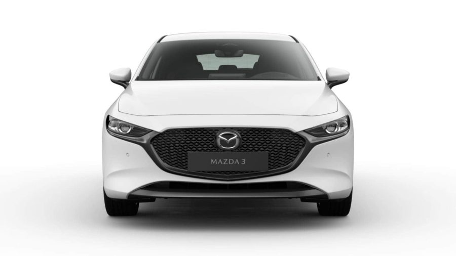 Renting Coches Mazda 32.5L e-SYACTIV G MHEV 6AT CENTRE-LINE Artic White, Soul Red Crystal