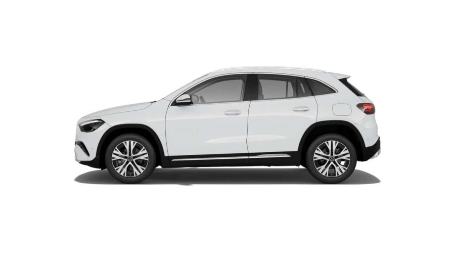 Renting Coches Mercedes Benz GLA200d Blanco Polar, Plata High-tech, Negro Cosmos
