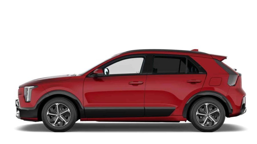 Renting Coches Kia NiroHEV Drive Runway Red, Clear White, Steel Gray, Interstellar Grey, Black