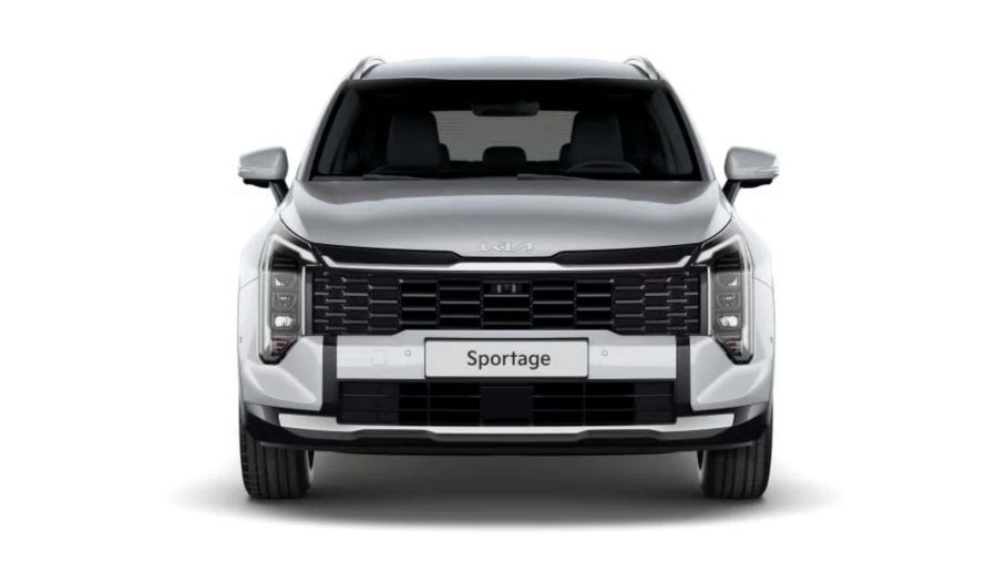 Renting Coches Kia Sportage1.6 T-GDi HEV Drive 4×2 Deluxe White, Lunar Silver, Dark Penta Metal