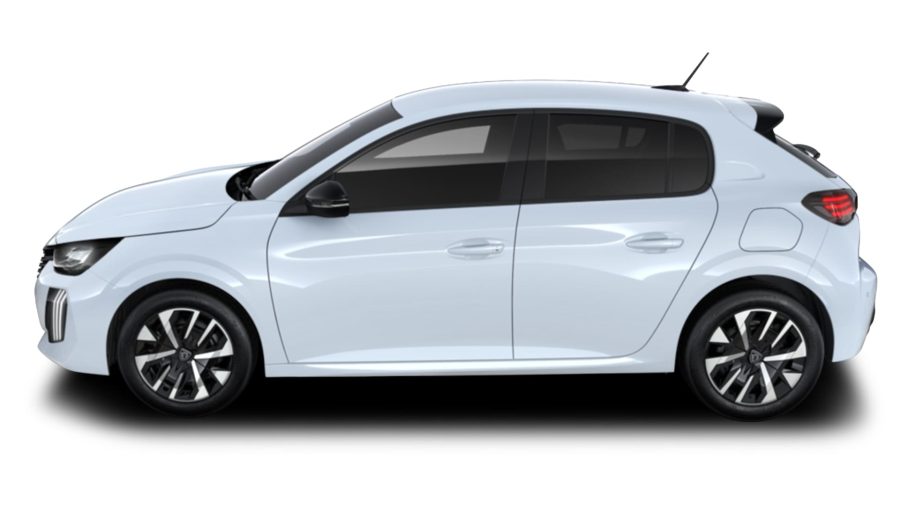 Renting Coches Peugeot e208Style Blanco Okenite