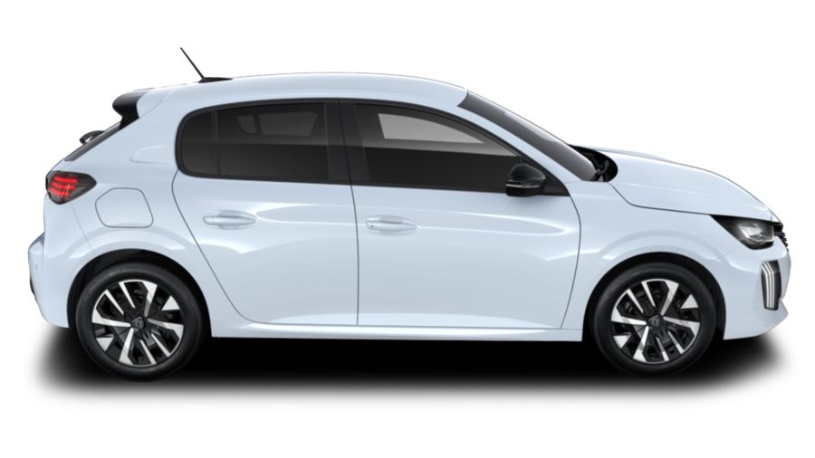 Renting Coches Peugeot e208Style Blanco Okenite
