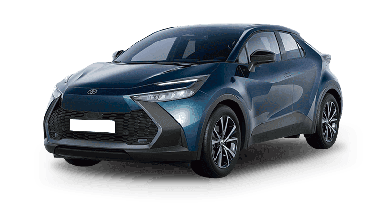 Renting Coches Toyota C-HR-Hybrid 140 e-CVT 5P Advance Azul Mediterraneo