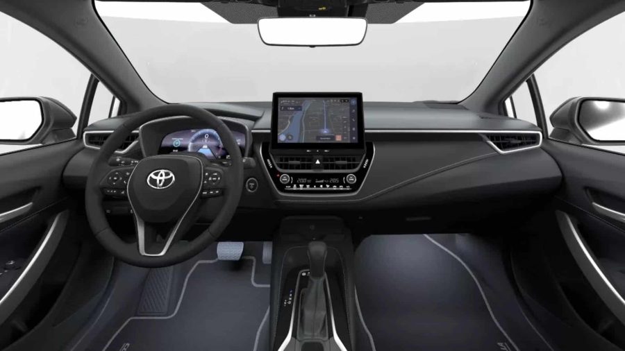 Renting Coches Toyota CorollaHybrid 140 e-CVT 5P Active Negro Azabache