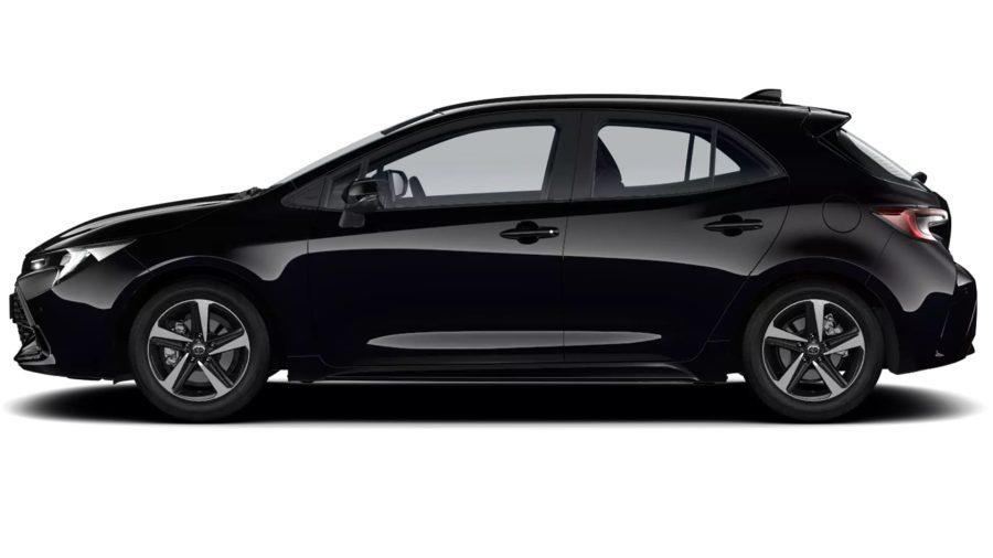 Renting Coches Toyota CorollaHybrid 140 e-CVT 5P Active Negro Azabache