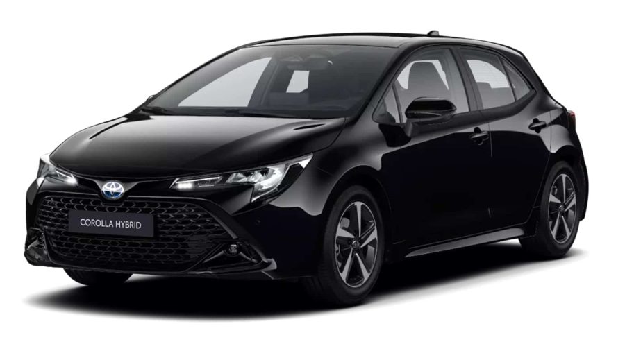 Renting Coches Toyota CorollaHybrid 140 e-CVT 5P Active Negro Azabache