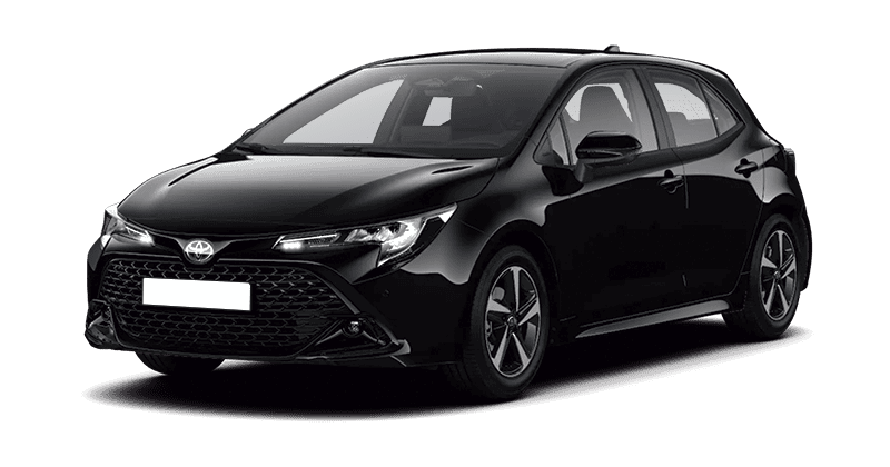 Renting Coches Toyota CorollaHybrid 140 e-CVT 5P Active Negro Azabache