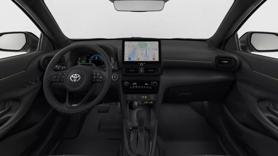 Renting Coches Toyota Yaris CrossHybrid 130 e-CVT 5P Active Negro Azabache