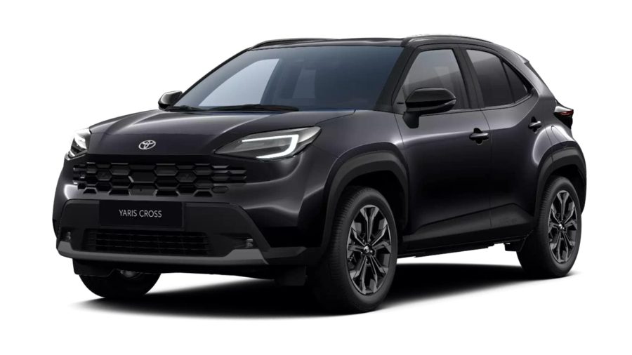 Renting Coches Toyota Yaris CrossHybrid 130 e-CVT 5P Active Negro Azabache