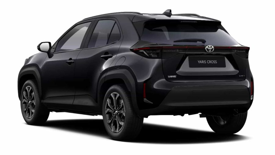 Renting Coches Toyota Yaris CrossHybrid 130 e-CVT 5P Active Negro Azabache
