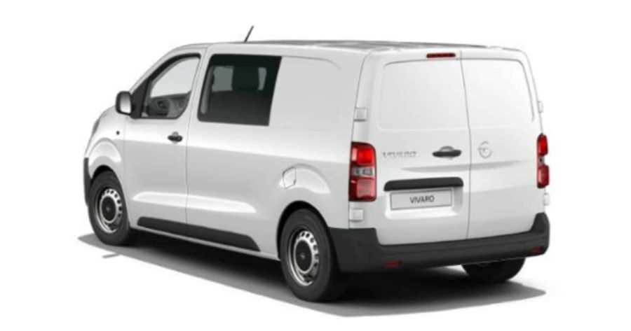 Renting Coches Opel VivaroDoble Cabina Plegable 1.5 BlueHDi 120 Kaolin White
