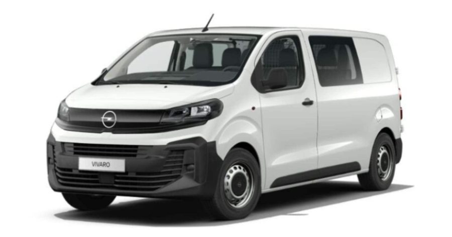 Renting Coches Opel VivaroDoble Cabina Plegable 1.5 BlueHDi 120 Kaolin White