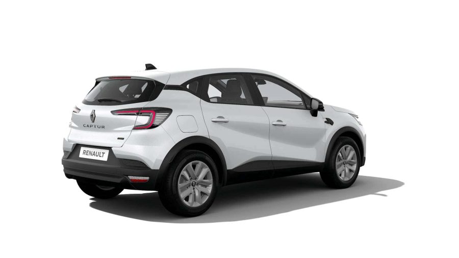 Renting Coches Renault Capturevolut TCe 103kW EDC mild hyb. Blanco Nacarado, Gris Casiopea