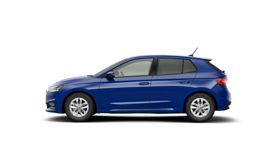 Renting Coches Skoda Fabia1.0 MPI Selection Azul, Blanco