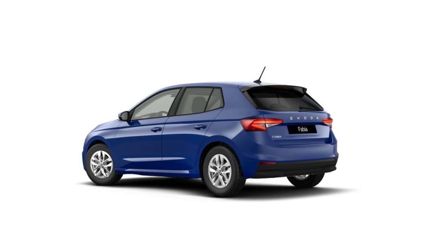 Renting Coches Skoda Fabia1.0 MPI Selection Azul, Blanco